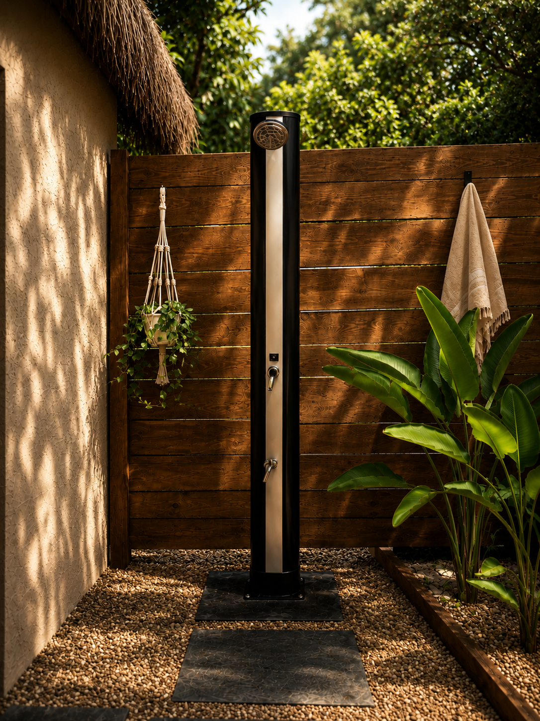 Balinese outdoor shower